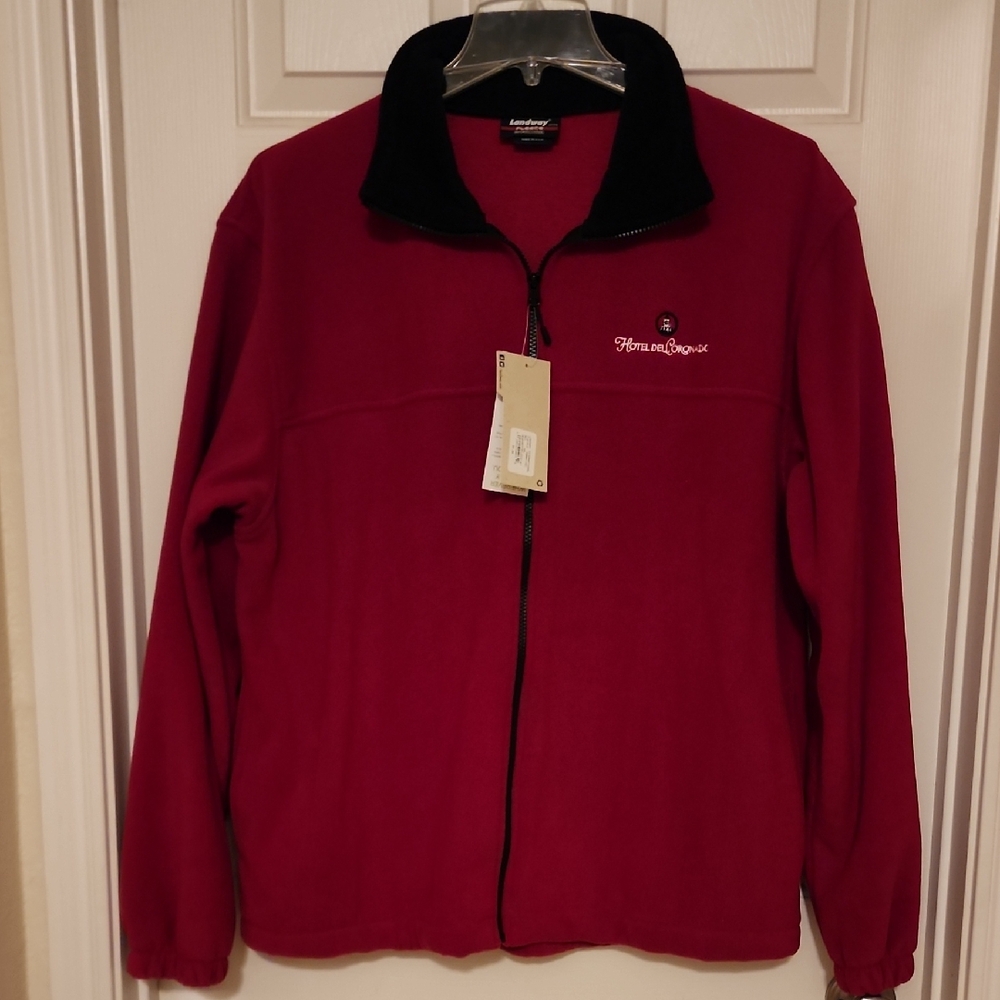 Unisex Red Performance Jacket - Hotel Del Coronado logo